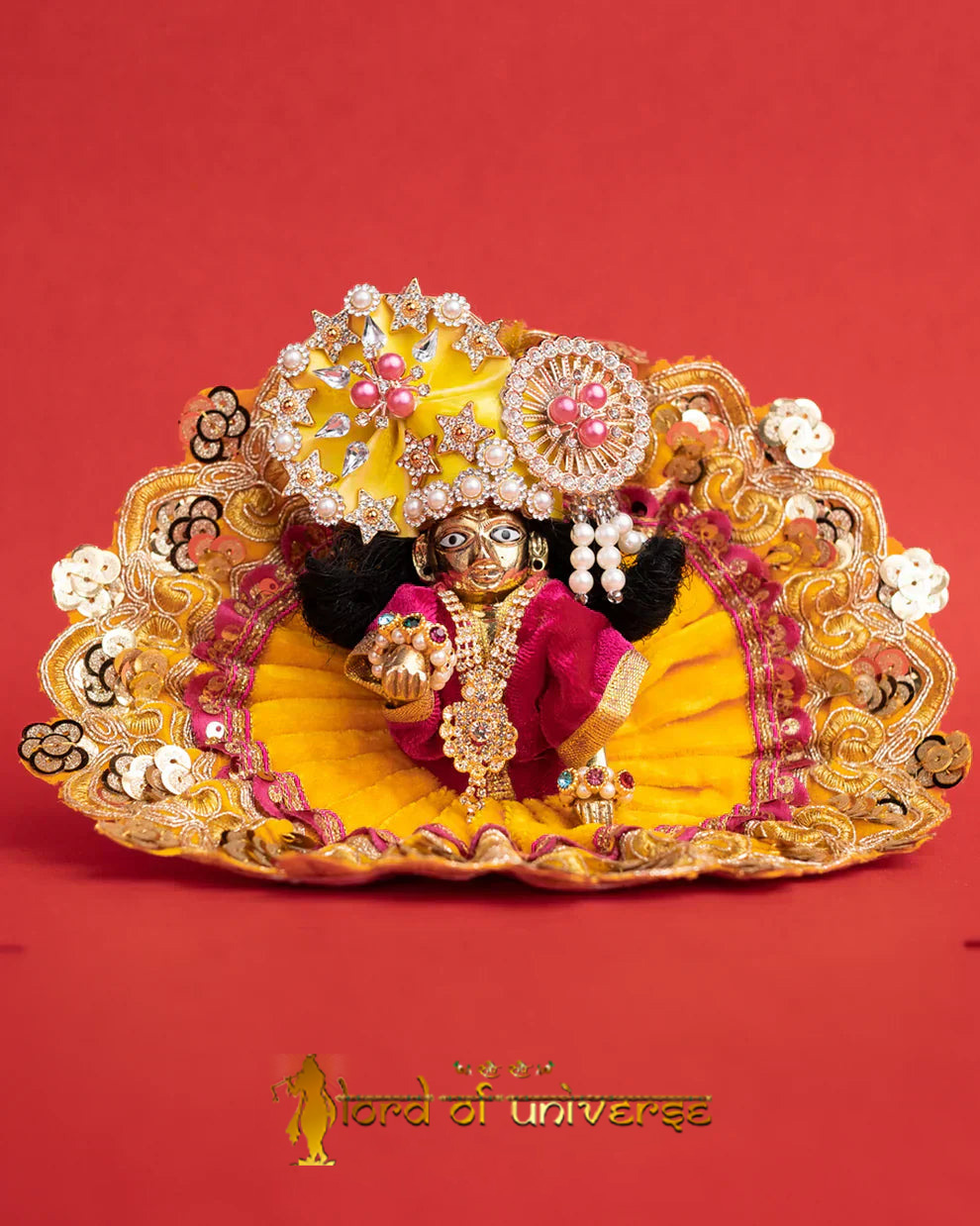 Celebrate Divine Elegance with Krishnam Poshak Handmade Laddu Gopal Poshak - Krishnam Poshak