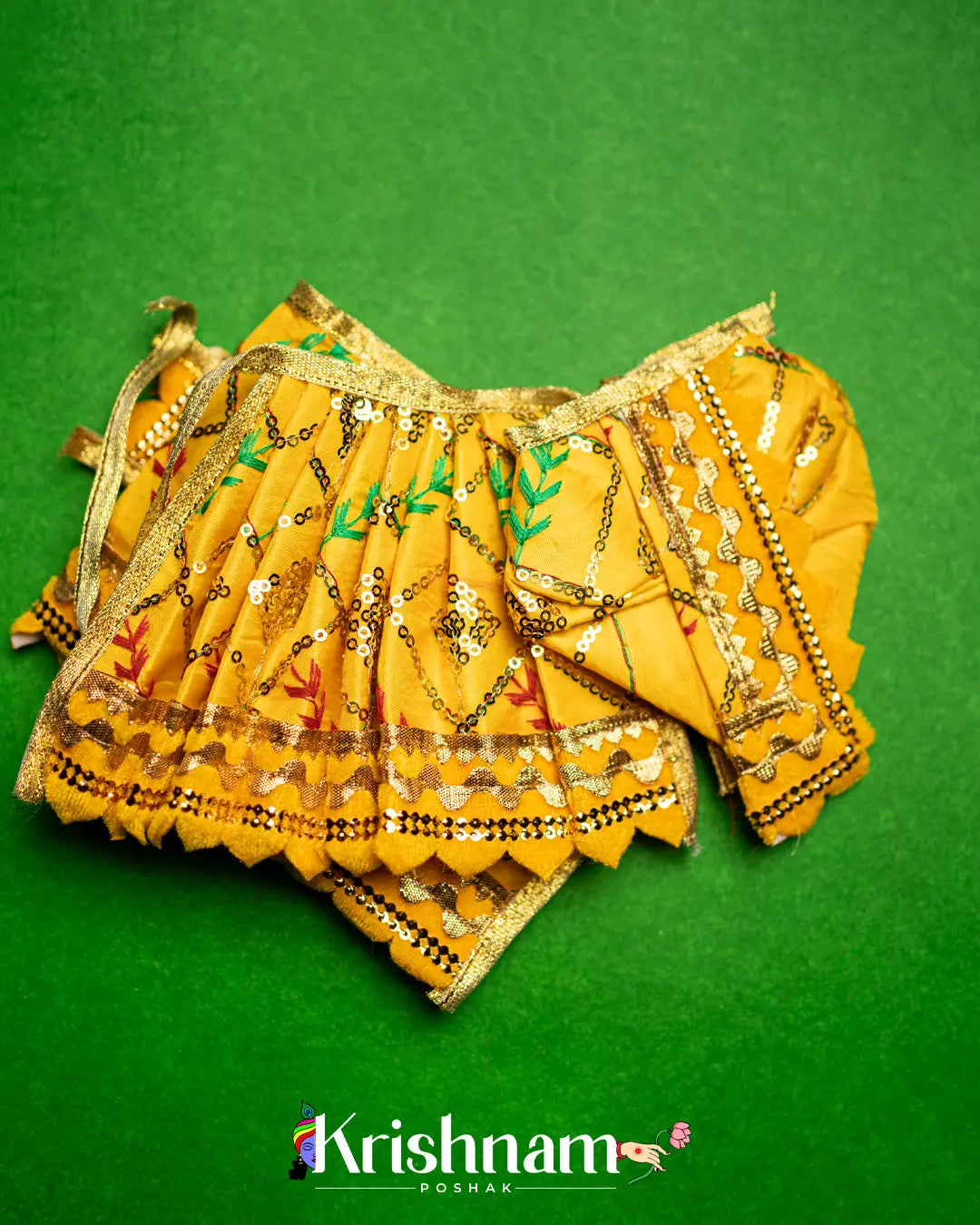 Regular Dress for Radha Krishna (Dress Only) (Pagdi Not Included) Krishnam Poshak