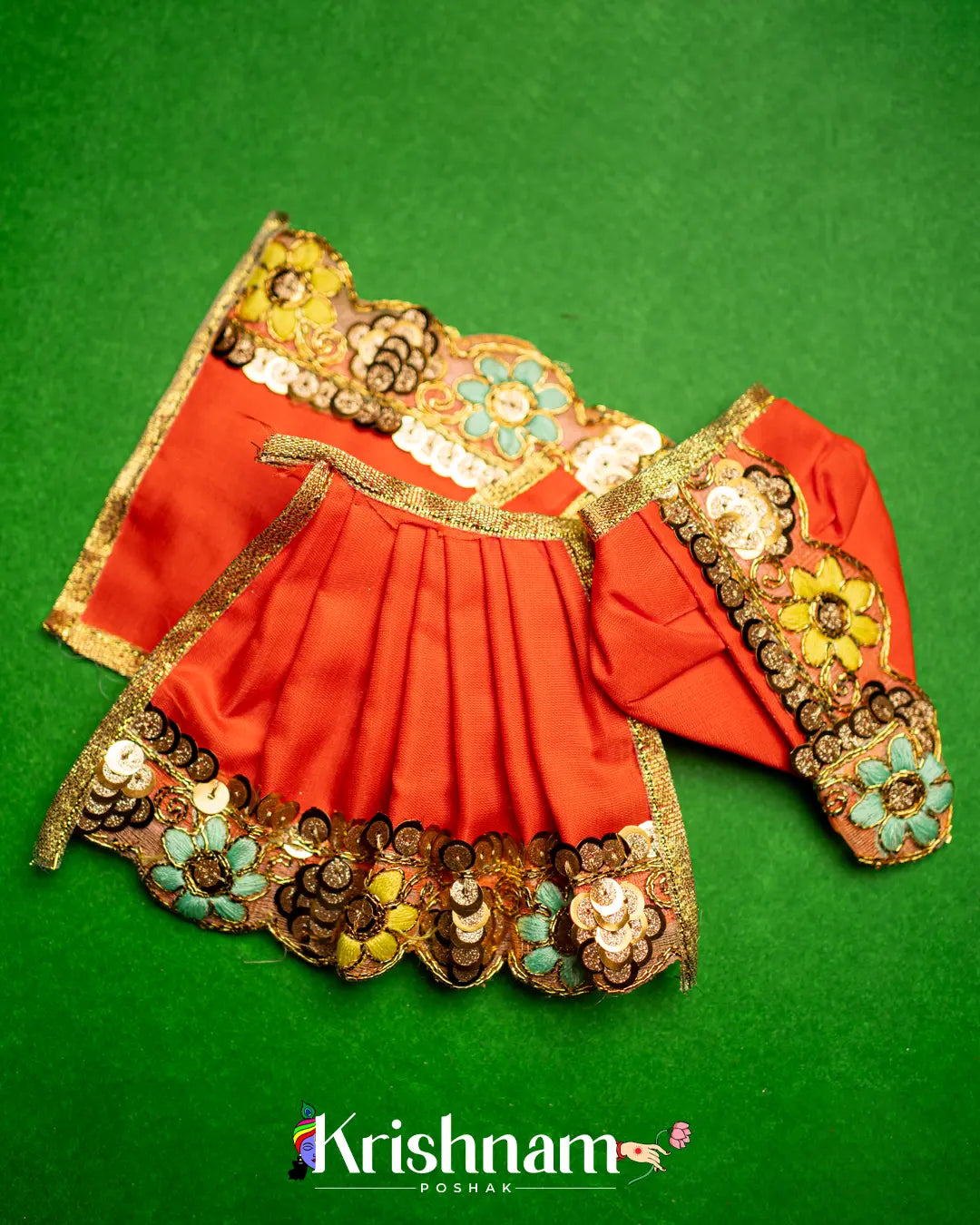 Embroidery Dress for Radha Krishna (Dress Only) (Pagdi Not Included) - Lord of Universe