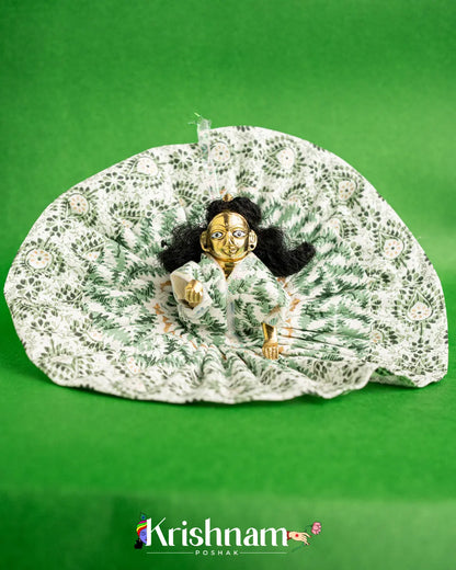 Soft Cotton Green Dress For Laddu Gopal (Without Pagdi ) - Krishnam Poshak