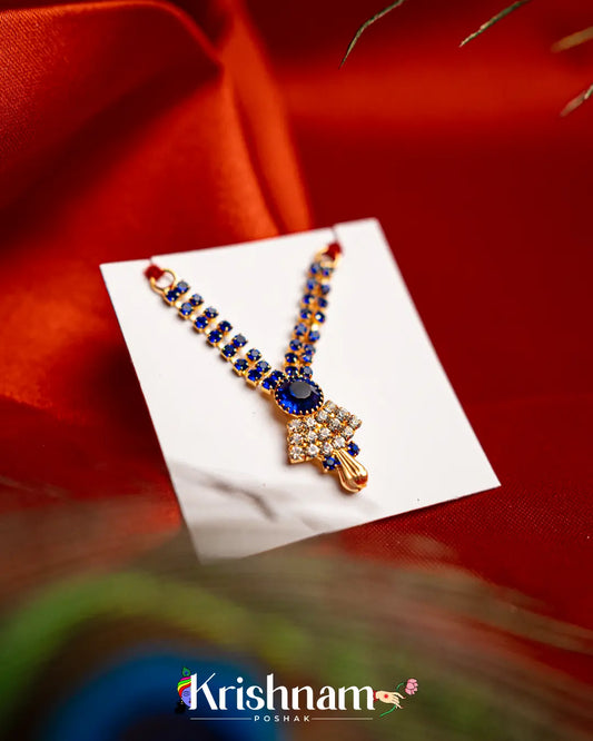 Kundan Heavy Round shape Mala for Shri Krishna, Radha & Laddu Gopal Ji (Size 2to4) - Lord of Universe