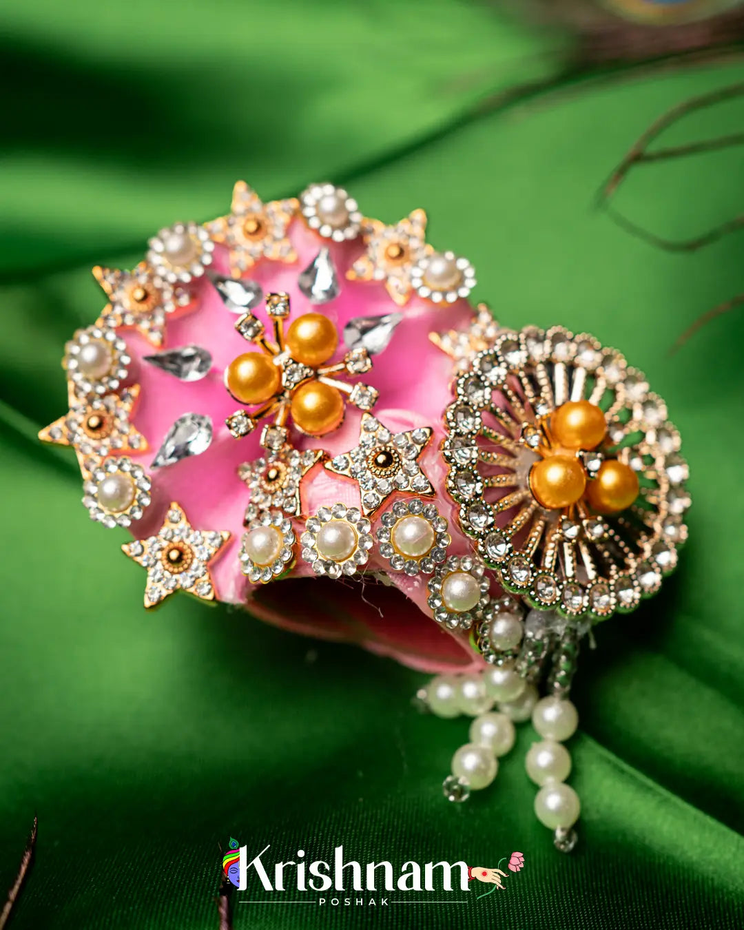 Heavy Pagdi For Shri Krishna & Laddu Gopal Ji - Lord of Universe