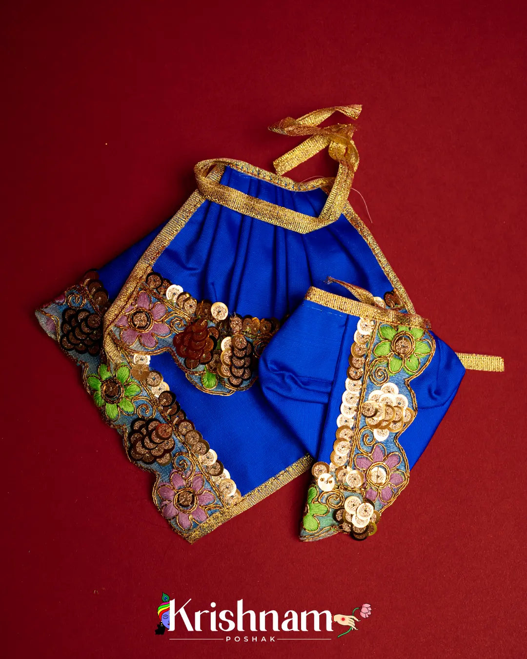 Embroidery Dress for Radha Krishna (Dress Only) (Pagdi Not Included) - Lord of Universe