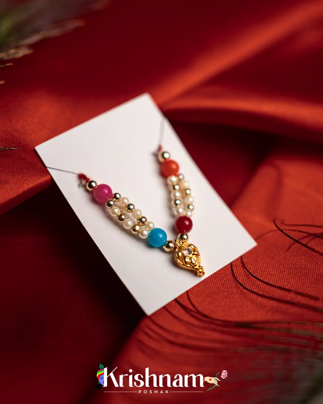 Moti Mala for Shri Krishna, Radha & Laddu Gopal Ji (0-3 Size) - Krishnam Poshak